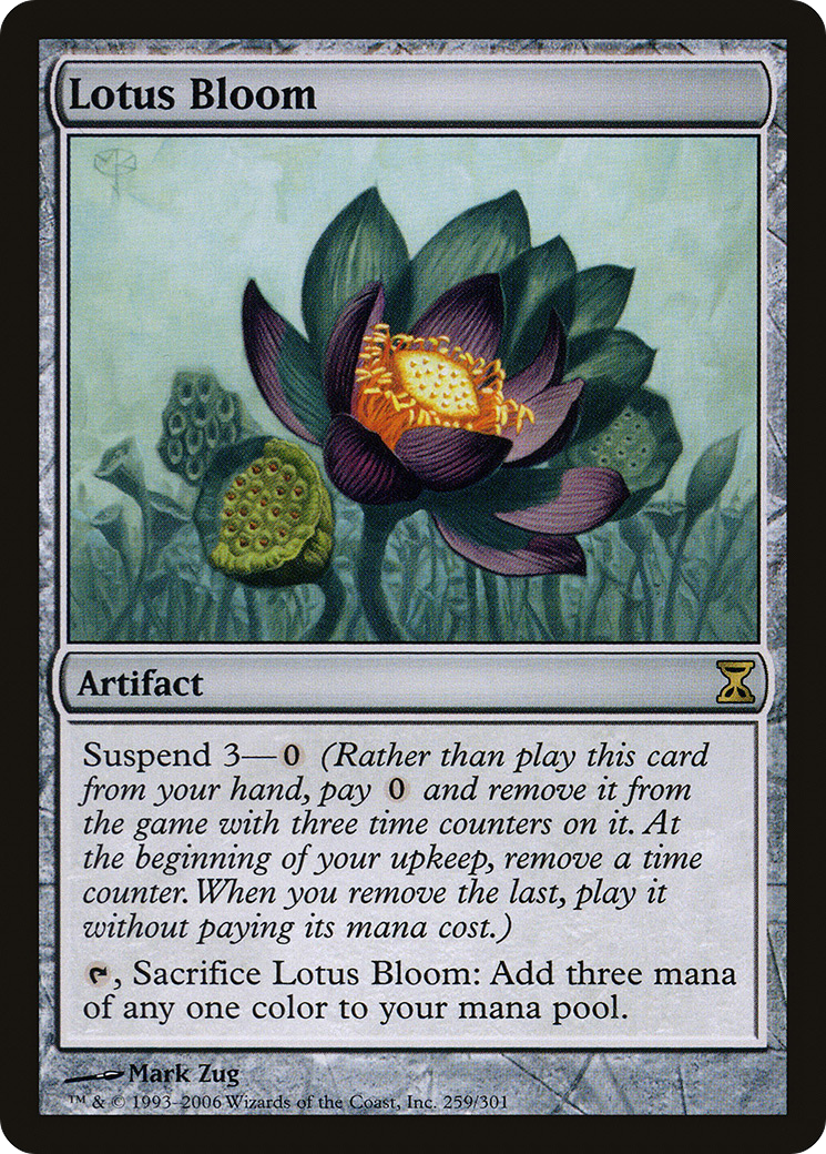 Lotus Bloom (TSP-259) - Time Spiral Foil - Premium MTG Single from Wizards of the Coast - Just $6.02! Shop now at Game Crave Tournament Store