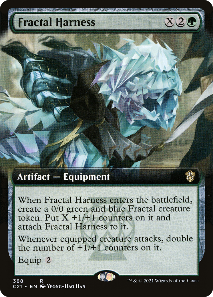 Fractal Harness (C21-388) - Commander 2021: (Extended Art) - Premium MTG Single from Wizards of the Coast - Just $0.67! Shop now at Game Crave Tournament Store