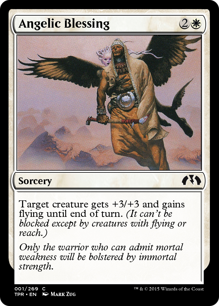 Angelic Blessing (TPR-001) - Tempest Remastered Foil - Premium MTG Single from Wizards of the Coast - Just $0! Shop now at Game Crave Tournament Store