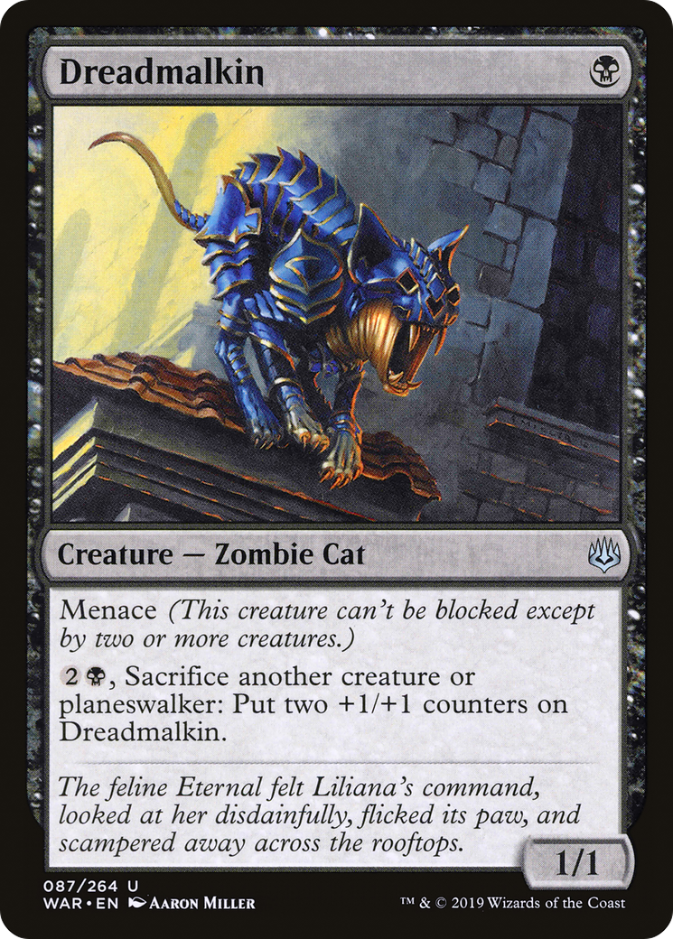 Dreadmalkin (WAR-087) - War of the Spark - Premium MTG Single from Wizards of the Coast - Just $0.08! Shop now at Game Crave Tournament Store