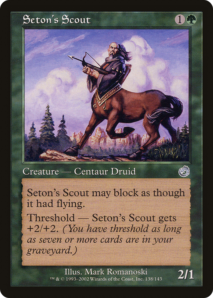 Seton's Scout (TOR-138) - Torment - Premium MTG Single from Wizards of the Coast - Just $0.08! Shop now at Game Crave Tournament Store