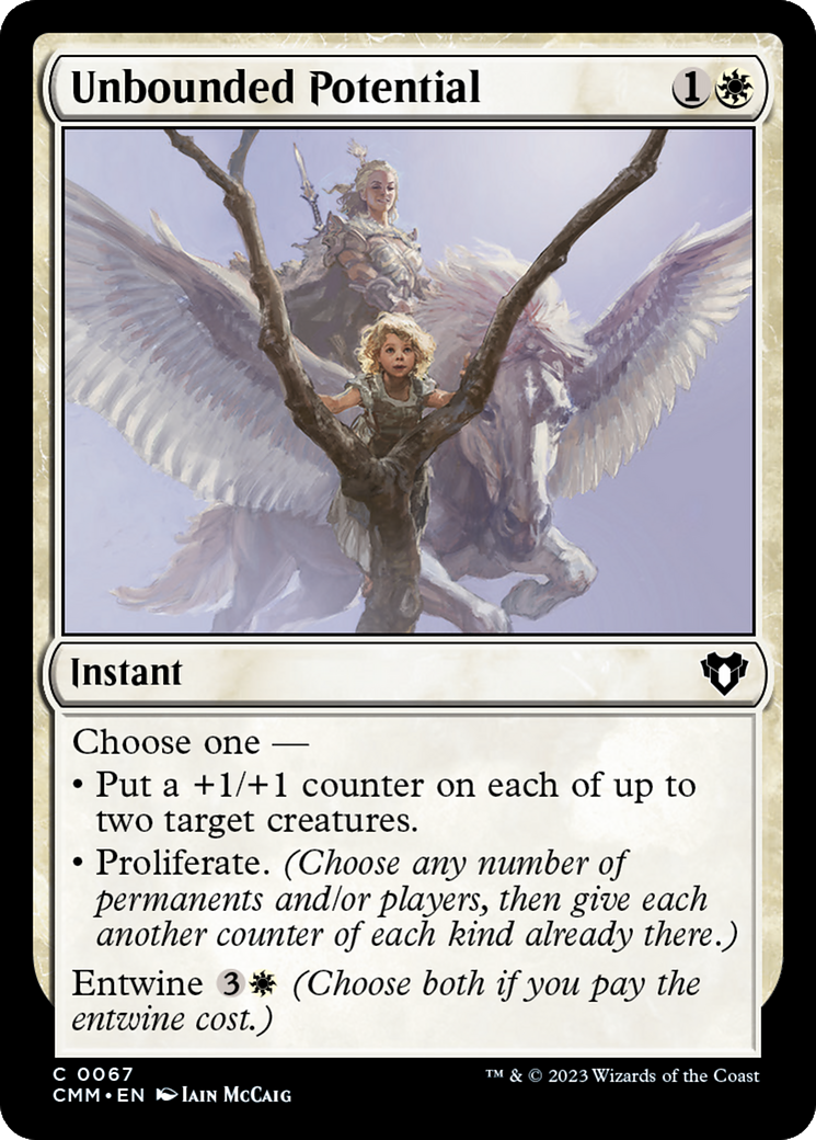 Unbounded Potential (CMM-067) - Commander Masters - Premium MTG Single from Wizards of the Coast - Just $0.25! Shop now at Game Crave Tournament Store