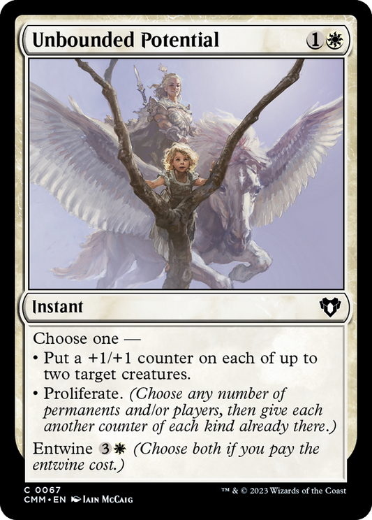 Unbounded Potential (CMM-067) - Commander Masters - Premium MTG Single from Wizards of the Coast - Just $0.25! Shop now at Game Crave Tournament Store