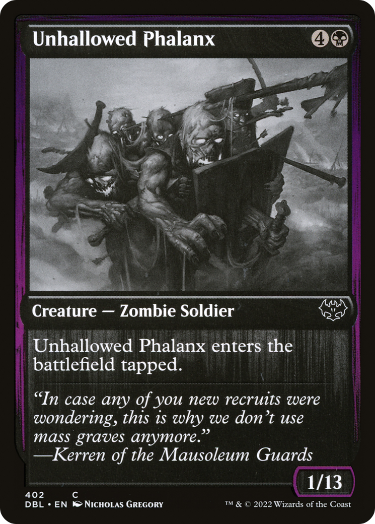 Unhallowed Phalanx (DBL-402) - Innistrad: Double Feature - Premium MTG Single from Wizards of the Coast - Just $0.08! Shop now at Game Crave Tournament Store