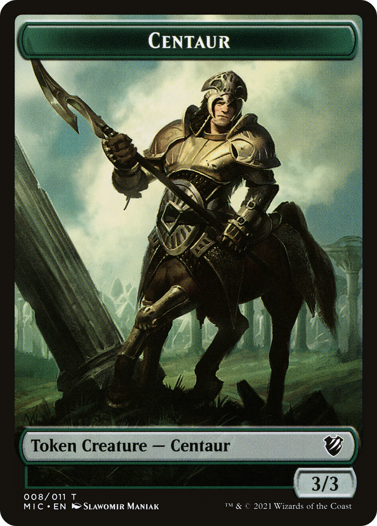 Centaur (TMIC-008) - Midnight Hunt Commander Tokens - Premium MTG Single from Wizards of the Coast - Just $0! Shop now at Game Crave Tournament Store