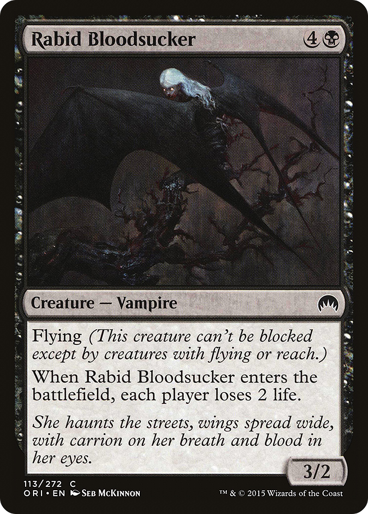 Rabid Bloodsucker (ORI-113) - Magic Origins Foil - Premium MTG Single from Wizards of the Coast - Just $0.08! Shop now at Game Crave Tournament Store