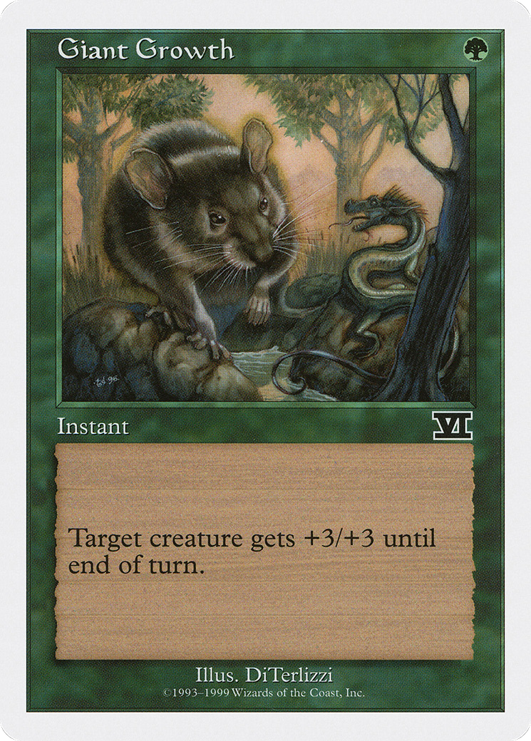 Giant Growth (BRB-029) - Battle Royale Box Set - Premium MTG Single from Wizards of the Coast - Just $0.09! Shop now at Game Crave Tournament Store