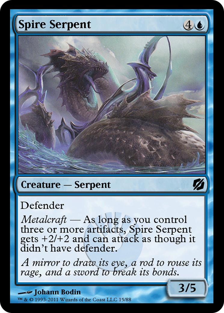 Spire Serpent (TD2-015) - Duel Decks: Mirrodin Pure vs. New Phyrexia - Premium MTG Single from Wizards of the Coast - Just $0! Shop now at Game Crave Tournament Store