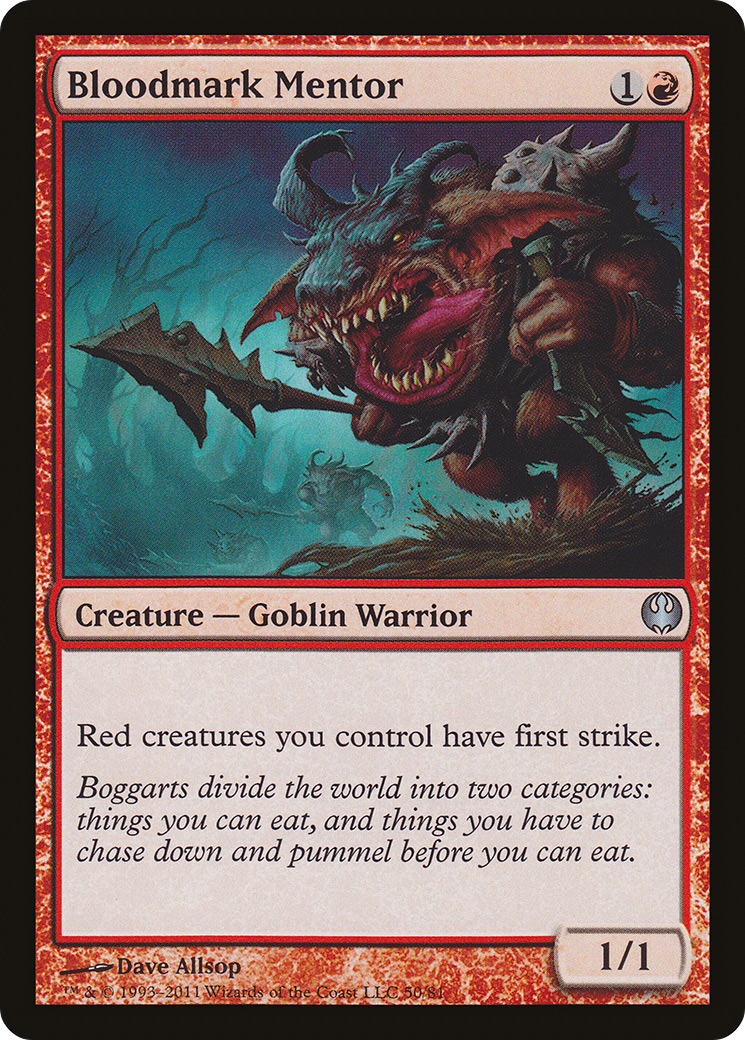 Bloodmark Mentor (DDG-050) - Duel Decks: Knights vs. Dragons - Premium MTG Single from Wizards of the Coast - Just $0.49! Shop now at Game Crave Tournament Store