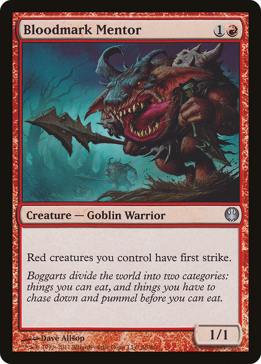 Bloodmark Mentor (DDG-050) - Duel Decks: Knights vs. Dragons - Premium MTG Single from Wizards of the Coast - Just $0.49! Shop now at Game Crave Tournament Store