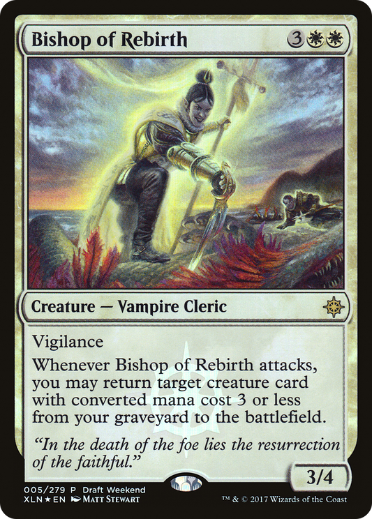 Bishop of Rebirth (PXLN-005) - Ixalan Promos Foil - Premium MTG Single from Wizards of the Coast - Just $0.09! Shop now at Game Crave Tournament Store