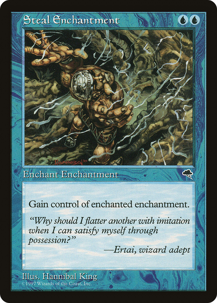 Steal Enchantment (TMP-090) - Tempest - Premium MTG Single from Wizards of the Coast - Just $2.54! Shop now at Game Crave Tournament Store