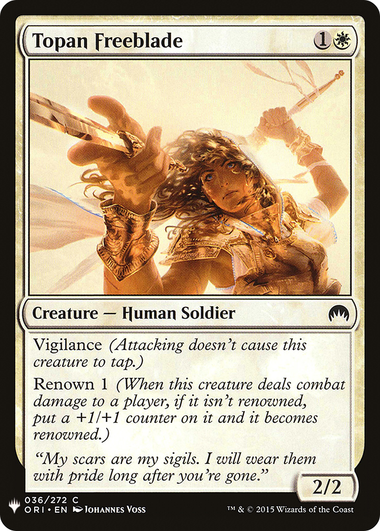Topan Freeblade (MB1-263) - Mystery Booster - Premium MTG Single from Wizards of the Coast - Just $0.08! Shop now at Game Crave Tournament Store