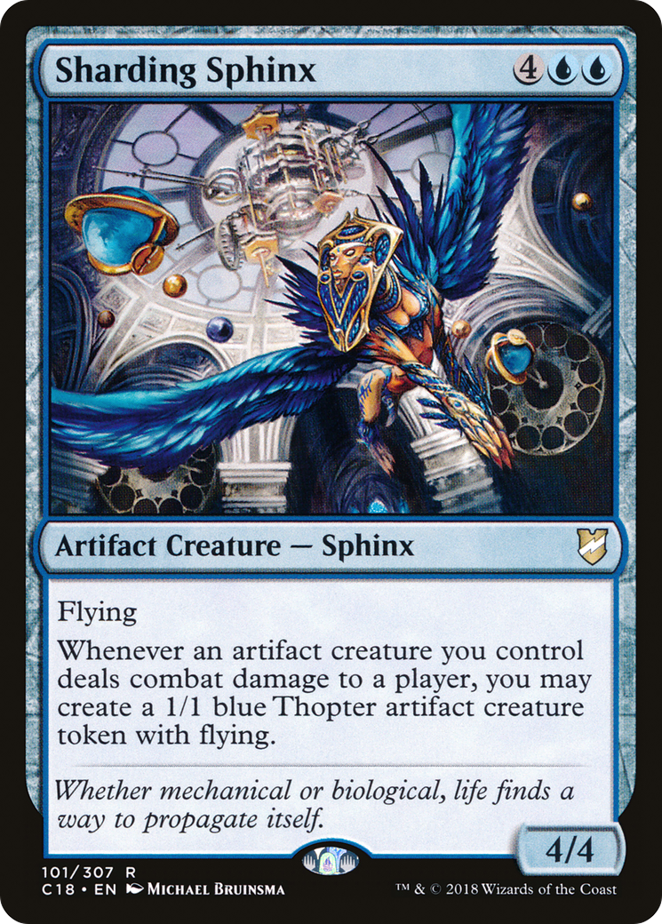 Sharding Sphinx (C18-101) - Commander 2018 - Premium MTG Single from Wizards of the Coast - Just $0.08! Shop now at Game Crave Tournament Store