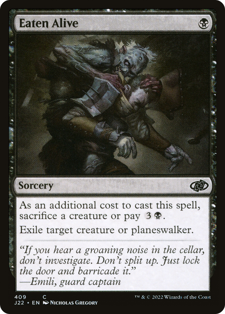 Eaten Alive (J22-409) - Jumpstart 2022 - Premium MTG Single from Wizards of the Coast - Just $0.08! Shop now at Game Crave Tournament Store