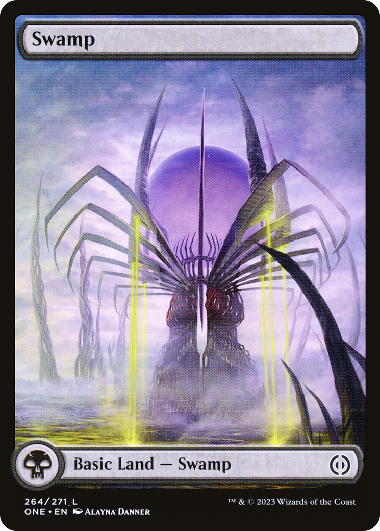 Swamp (ONE-264) - Phyrexia: All Will Be One Foil - Premium MTG Single from Wizards of the Coast - Just $0.25! Shop now at Game Crave Tournament Store