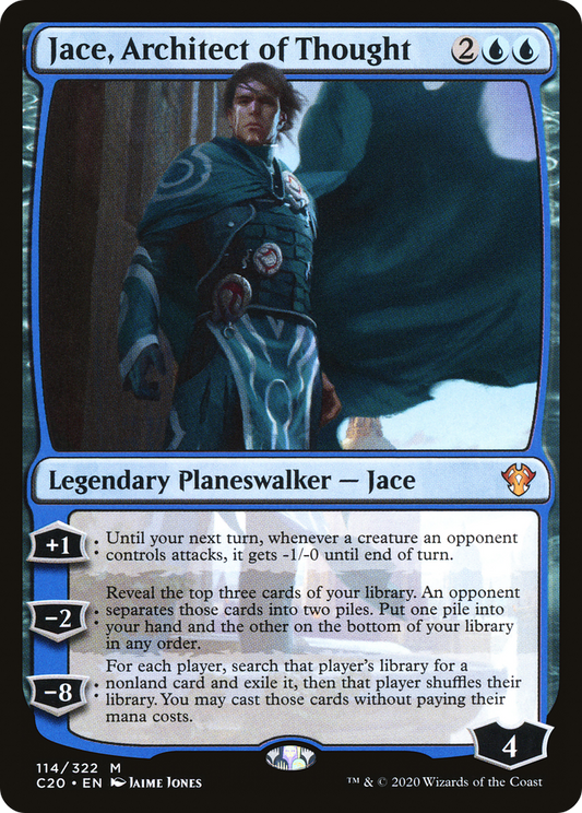 Jace, Architect of Thought (C20-114) - Commander 2020 - Premium MTG Single from Wizards of the Coast - Just $0.08! Shop now at Game Crave Tournament Store
