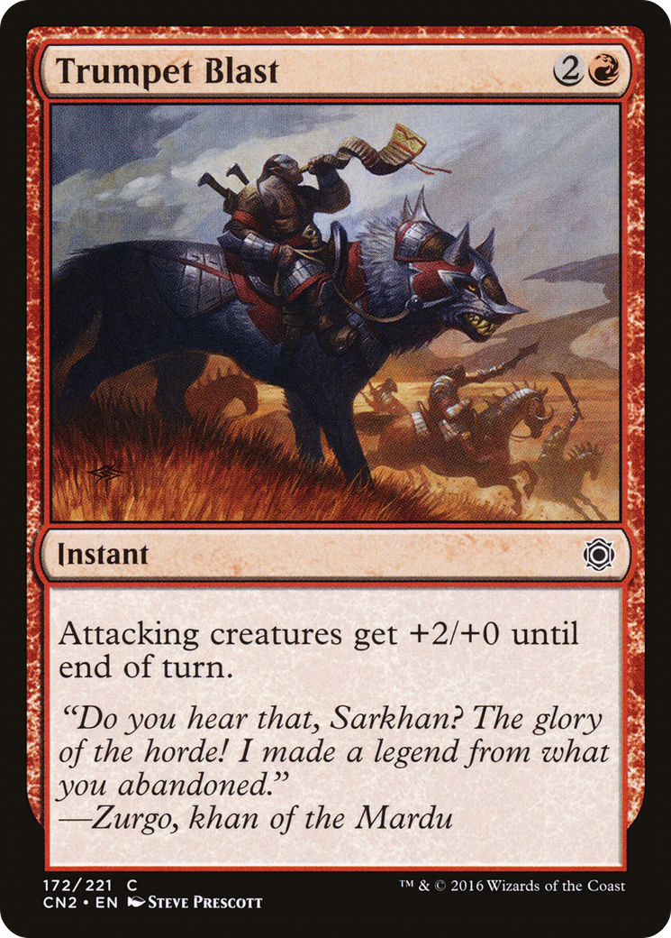 Trumpet Blast (CN2-172) - Conspiracy: Take the Crown - Premium MTG Single from Wizards of the Coast - Just $0.08! Shop now at Game Crave Tournament Store