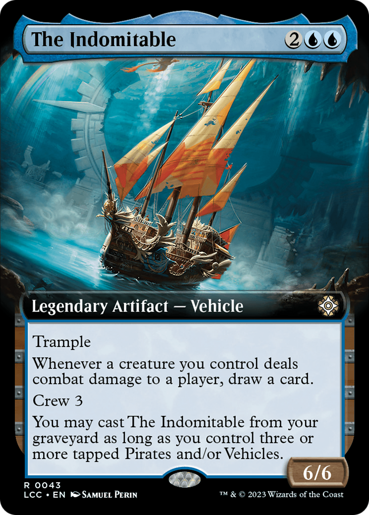 The Indomitable (LCC-043) - The Lost Caverns of Ixalan Commander Foil - Premium MTG Single from Wizards of the Coast - Just $0.70! Shop now at Game Crave Tournament Store