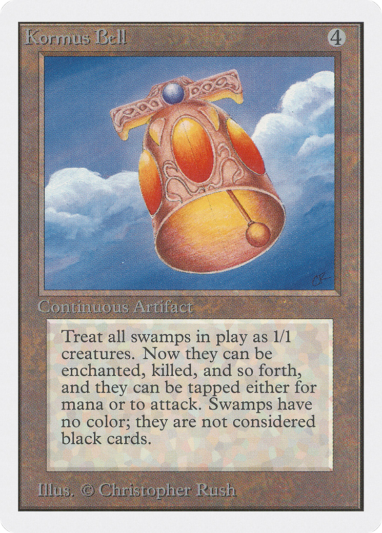 Kormus Bell (2ED-257) - Unlimited Edition - Premium MTG Single from Wizards of the Coast - Just $6.75! Shop now at Game Crave Tournament Store