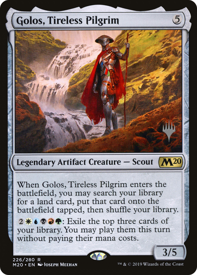 Golos, Tireless Pilgrim (PM20-226P) - Core Set 2020 Promos Foil - Premium MTG Single from Wizards of the Coast - Just $1.85! Shop now at Game Crave Tournament Store