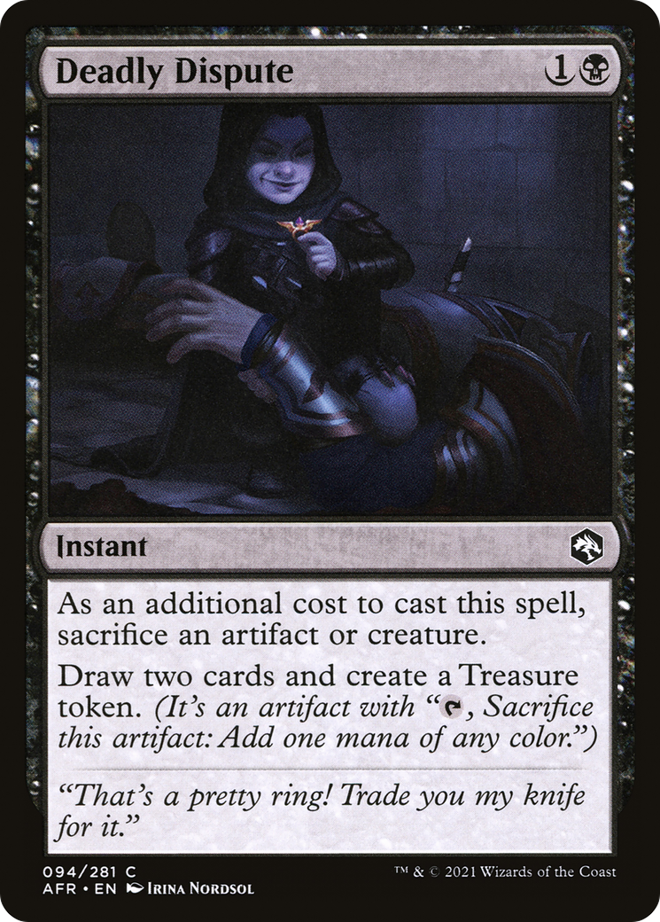 Deadly Dispute (AFR-094) - Adventures in the Forgotten Realms Foil - Premium MTG Single from Wizards of the Coast - Just $0.25! Shop now at Game Crave Tournament Store