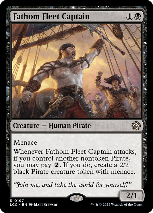 Fathom Fleet Captain (LCC-197) - The Lost Caverns of Ixalan Commander - Premium MTG Single from Wizards of the Coast - Just $0.08! Shop now at Game Crave Tournament Store