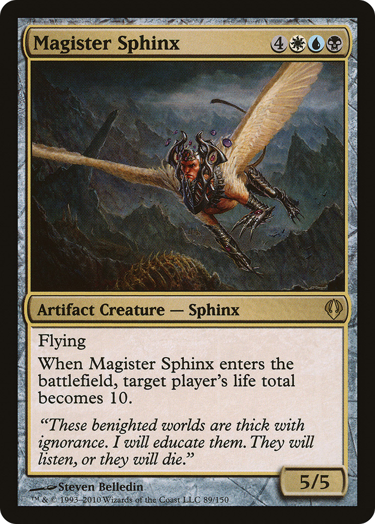 Magister Sphinx (ARC-089) - Archenemy - Premium MTG Single from Wizards of the Coast - Just $0.42! Shop now at Game Crave Tournament Store