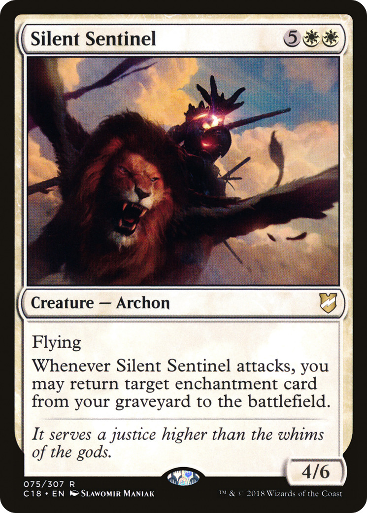 Silent Sentinel (C18-075) - Commander 2018 - Premium MTG Single from Wizards of the Coast - Just $0.25! Shop now at Game Crave Tournament Store