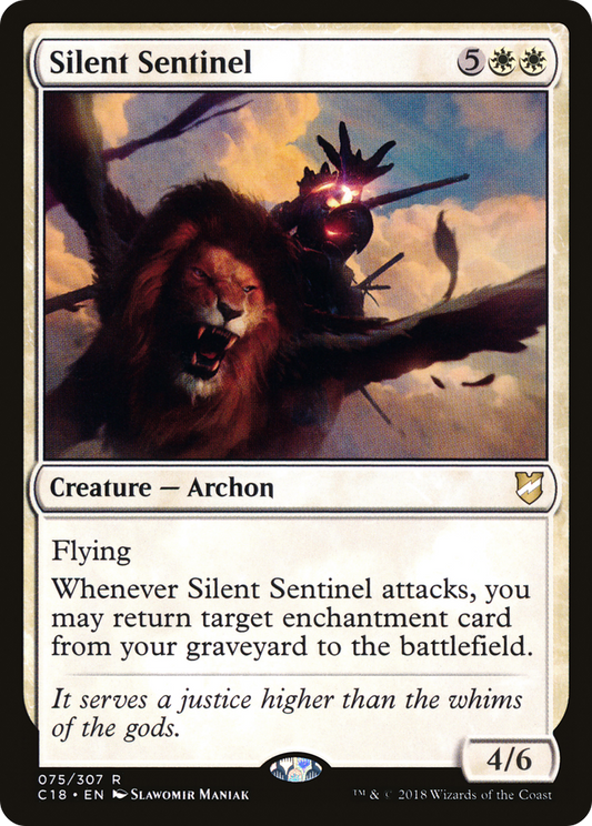 Silent Sentinel (C18-075) - Commander 2018 - Premium MTG Single from Wizards of the Coast - Just $0.25! Shop now at Game Crave Tournament Store