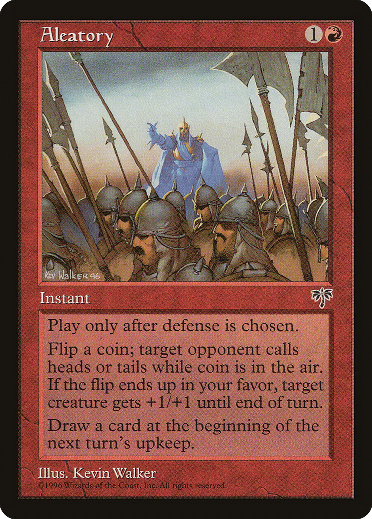 Aleatory (MIR-155) - Mirage - Premium MTG Single from Wizards of the Coast - Just $0.23! Shop now at Game Crave Tournament Store