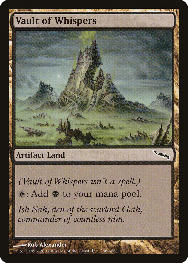 Vault of Whispers (MRD-286) - Mirrodin Foil - Premium MTG Single from Wizards of the Coast - Just $28.12! Shop now at Game Crave Tournament Store