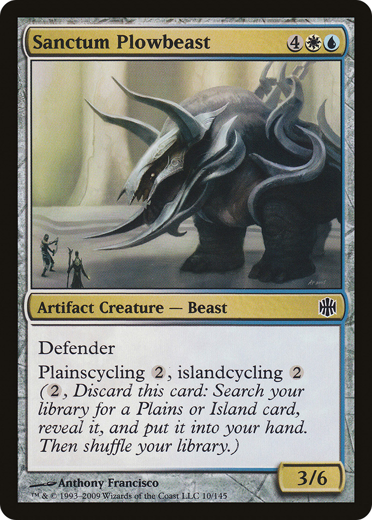 Sanctum Plowbeast (ARB-010) - Alara Reborn Foil - Premium MTG Single from Wizards of the Coast - Just $0.25! Shop now at Game Crave Tournament Store