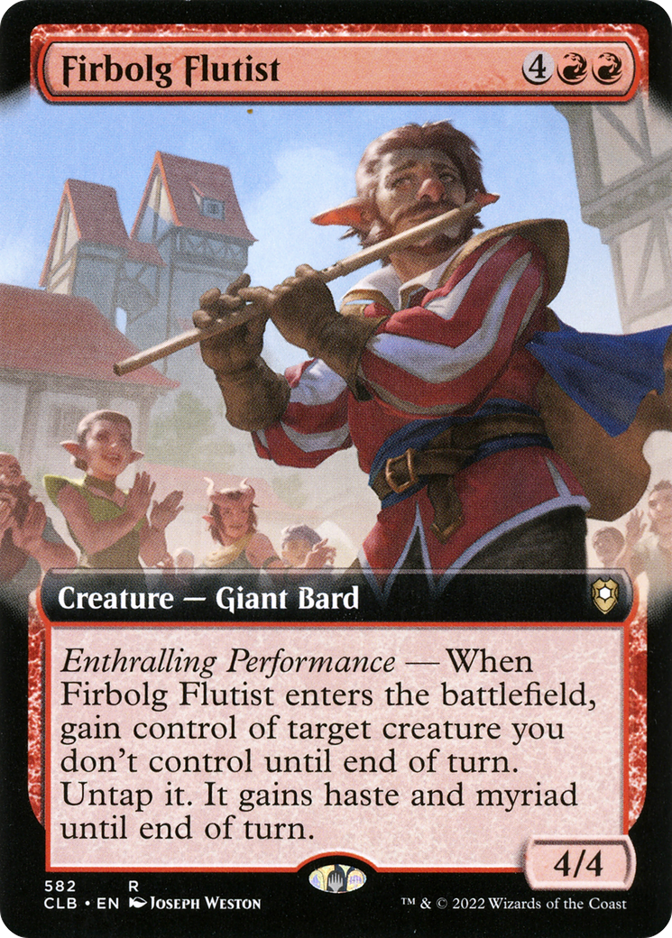 Firbolg Flutist (CLB-582) - Commander Legends: Battle for Baldur's Gate: (Extended Art) - Premium MTG Single from Wizards of the Coast - Just $0.08! Shop now at Game Crave Tournament Store