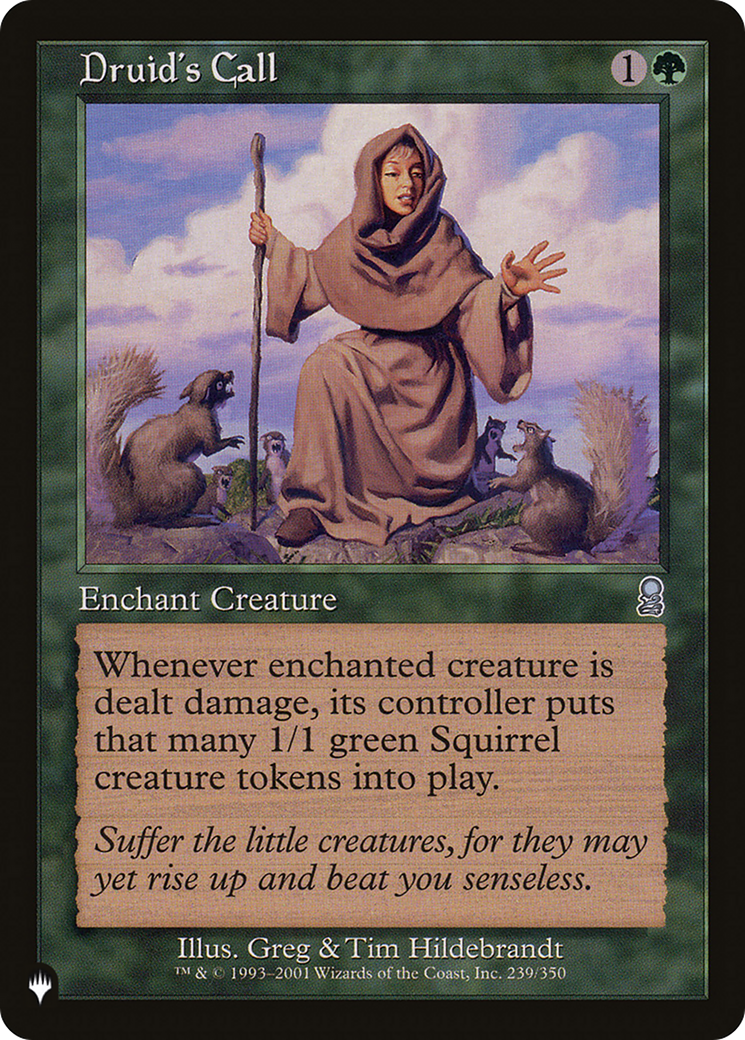 Druid's Call (PLIST-783) - The List - Premium MTG Single from Wizards of the Coast - Just $1.21! Shop now at Game Crave Tournament Store