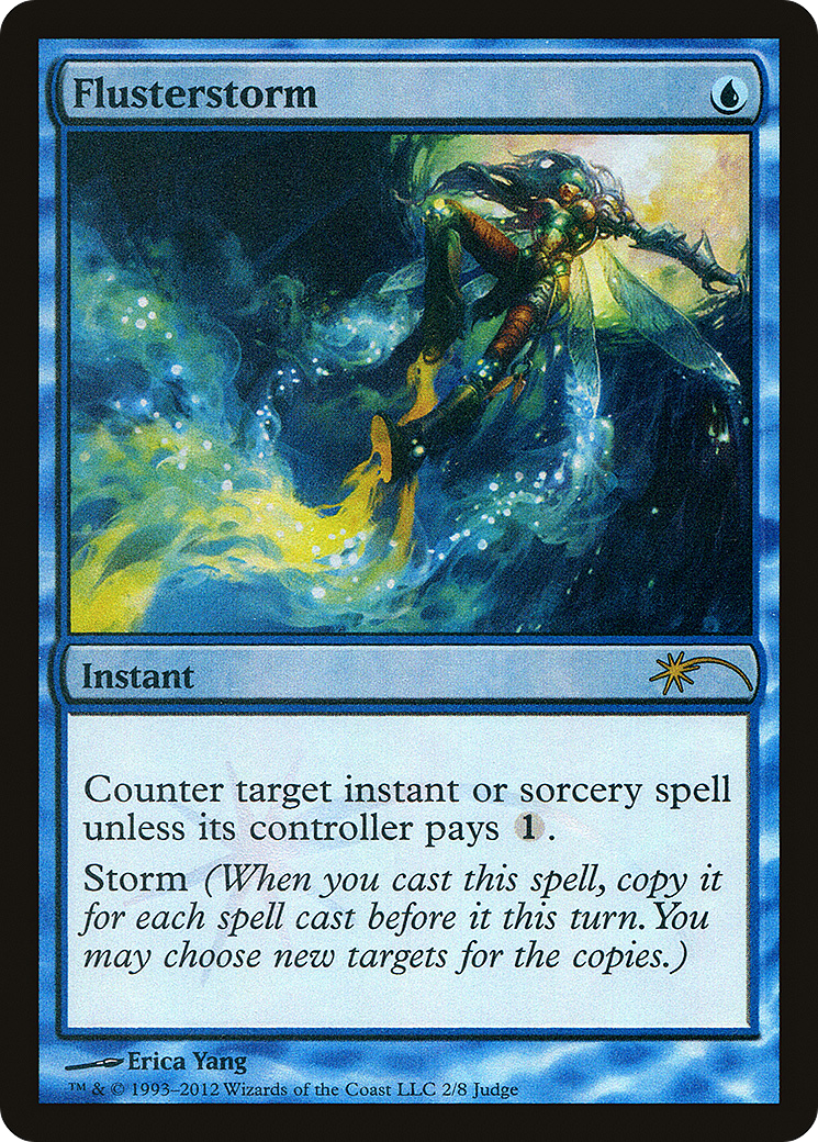 Flusterstorm (J12-002) - Judge Gift Cards 2012 Foil - Premium MTG Single from Wizards of the Coast - Just $19.64! Shop now at Game Crave Tournament Store