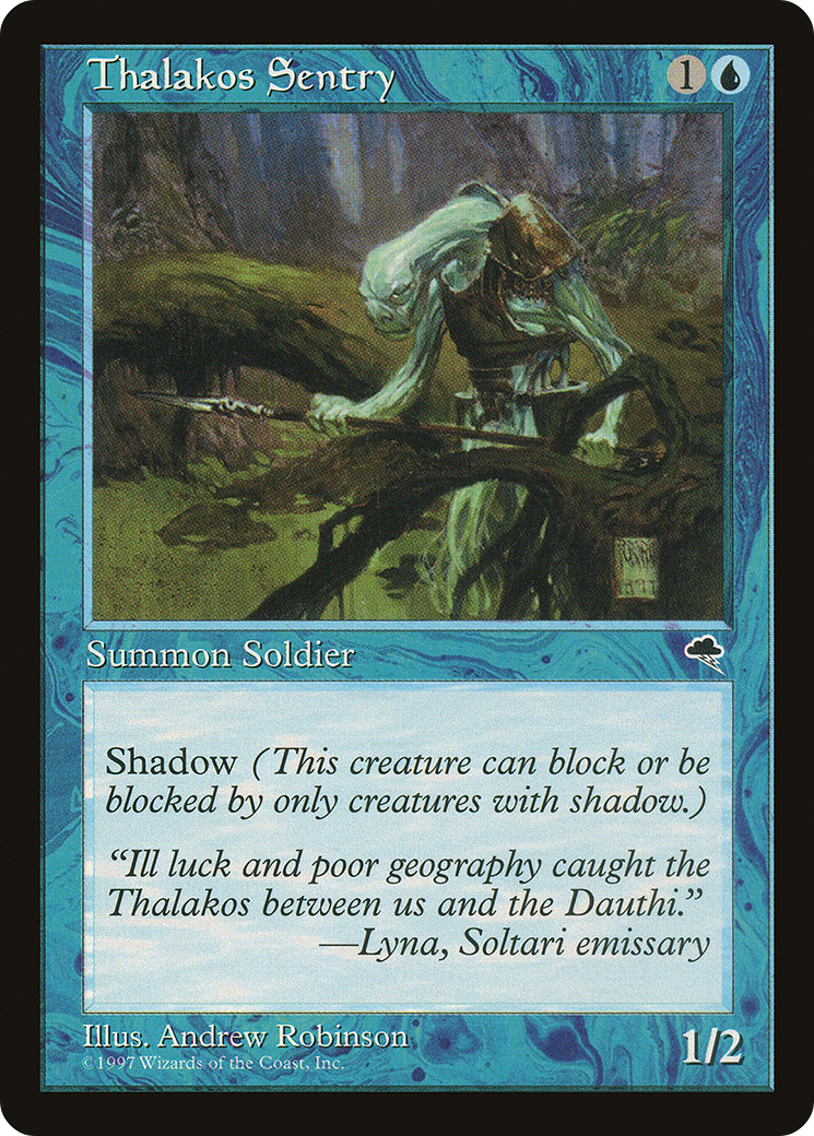 Thalakos Sentry (TMP-095) - Tempest - Premium MTG Single from Wizards of the Coast - Just $0.08! Shop now at Game Crave Tournament Store