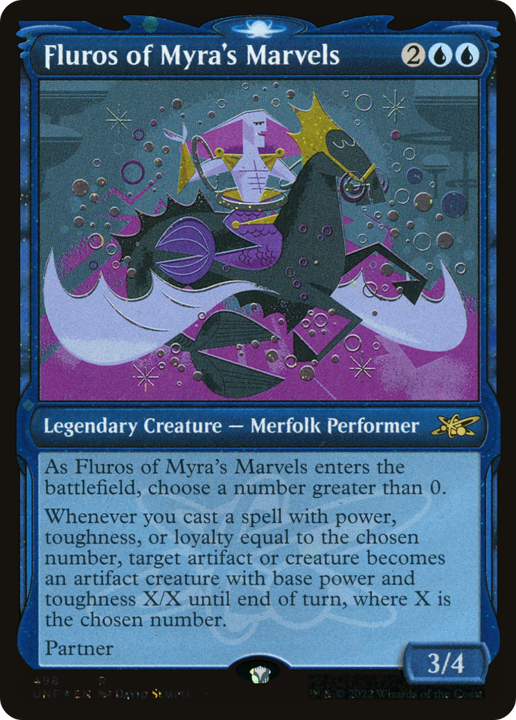 Fluros of Myra's Marvels (UNF-498) - Unfinity: (Showcase) Foil - Premium MTG Single from Wizards of the Coast - Just $0.08! Shop now at Game Crave Tournament Store