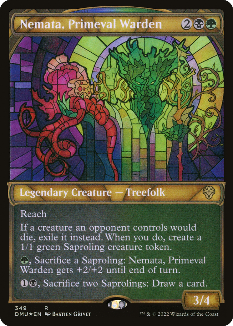 Nemata, Primeval Warden (DMU-349) - Dominaria United: (Showcase) Foil - Premium MTG Single from Wizards of the Coast - Just $0.09! Shop now at Game Crave Tournament Store