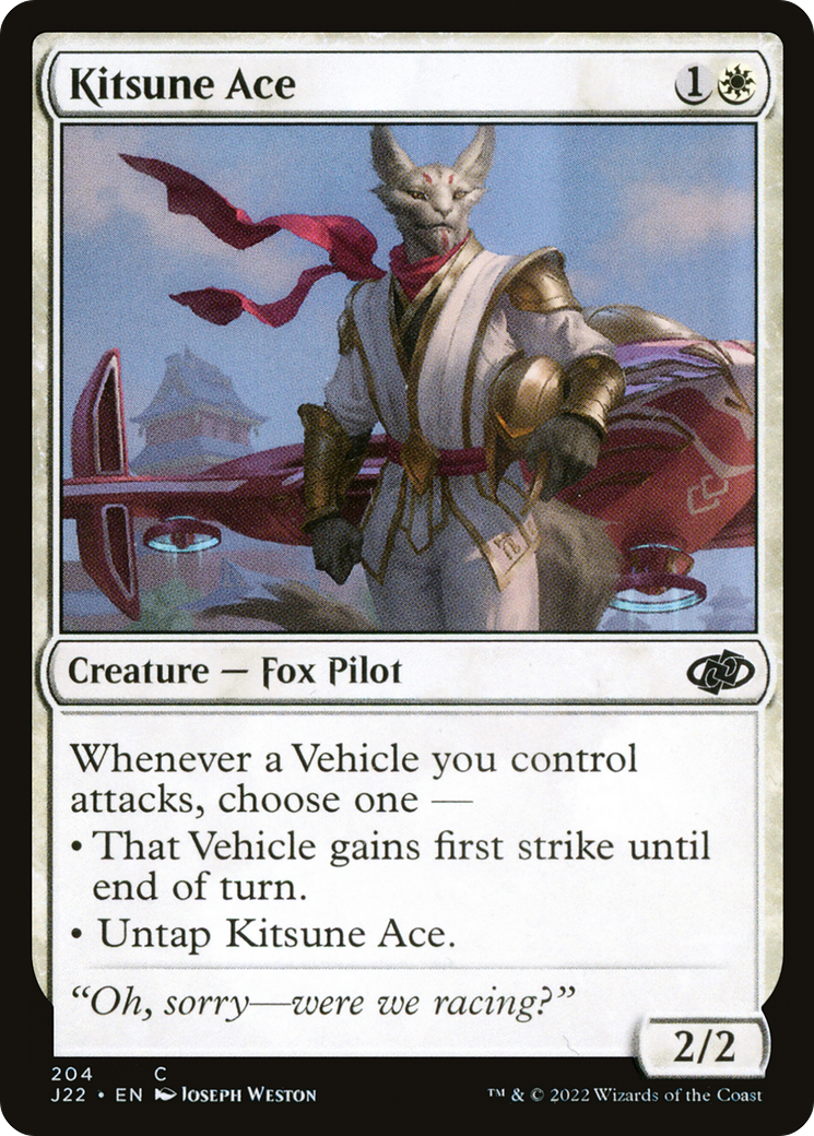 Kitsune Ace (J22-204) - Jumpstart 2022 - Premium MTG Single from Wizards of the Coast - Just $0.25! Shop now at Game Crave Tournament Store