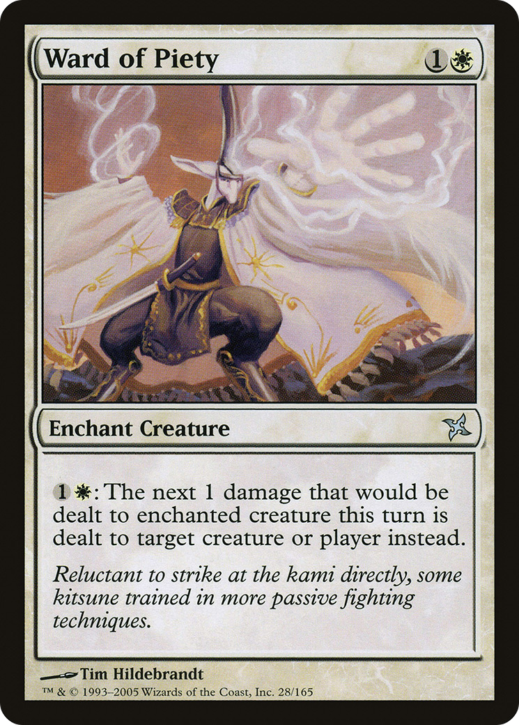 Ward of Piety (BOK-028) - Betrayers of Kamigawa Foil - Premium MTG Single from Wizards of the Coast - Just $0.16! Shop now at Game Crave Tournament Store