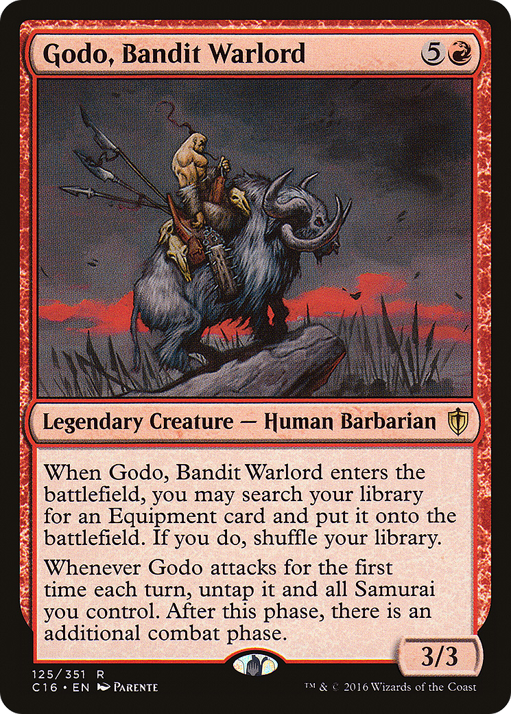 Godo, Bandit Warlord (C16-125) - Commander 2016 - Premium MTG Single from Wizards of the Coast - Just $0.23! Shop now at Game Crave Tournament Store