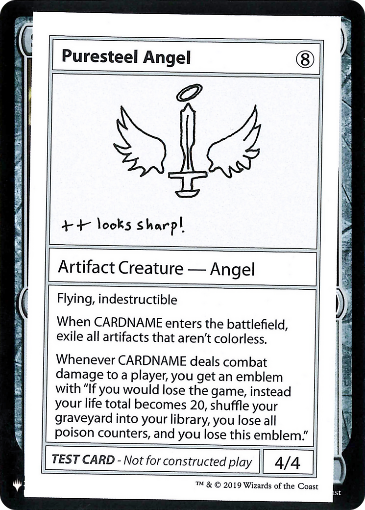 Puresteel Angel (PLIST-567) - The List - Premium MTG Single from Wizards of the Coast - Just $0.08! Shop now at Game Crave Tournament Store