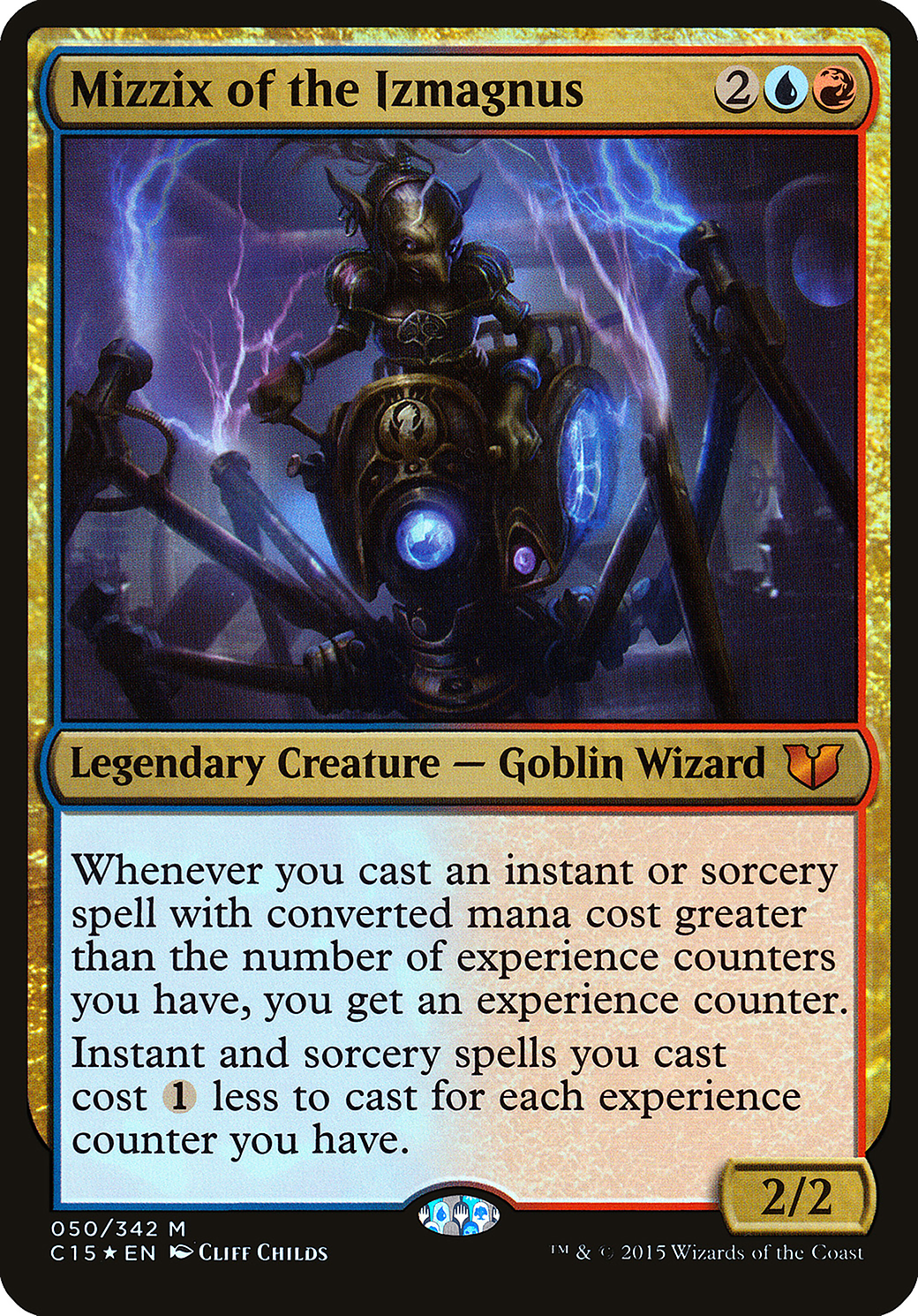 Mizzix of the Izmagnus (OC15-050) - Commander 2015 Oversized Foil - Premium MTG Single from Wizards of the Coast - Just $0.27! Shop now at Game Crave Tournament Store
