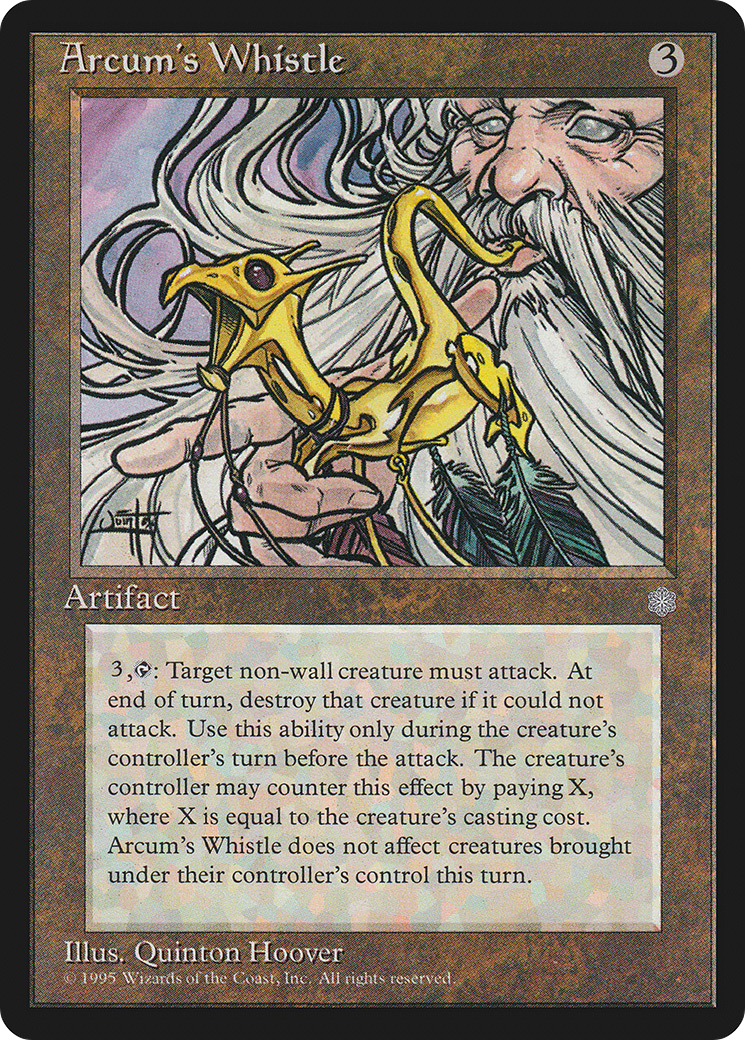 Arcum's Whistle (ICE-311) - Ice Age - Premium MTG Single from Wizards of the Coast - Just $0.08! Shop now at Game Crave Tournament Store