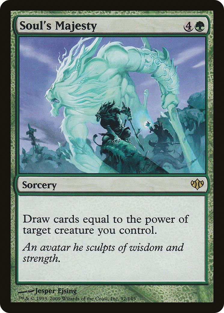 Soul's Majesty (CON-092) - Conflux - Premium MTG Single from Wizards of the Coast - Just $0.97! Shop now at Game Crave Tournament Store