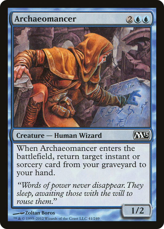 Archaeomancer (M13-041) - Magic 2013 - Premium MTG Single from Wizards of the Coast - Just $0.08! Shop now at Game Crave Tournament Store