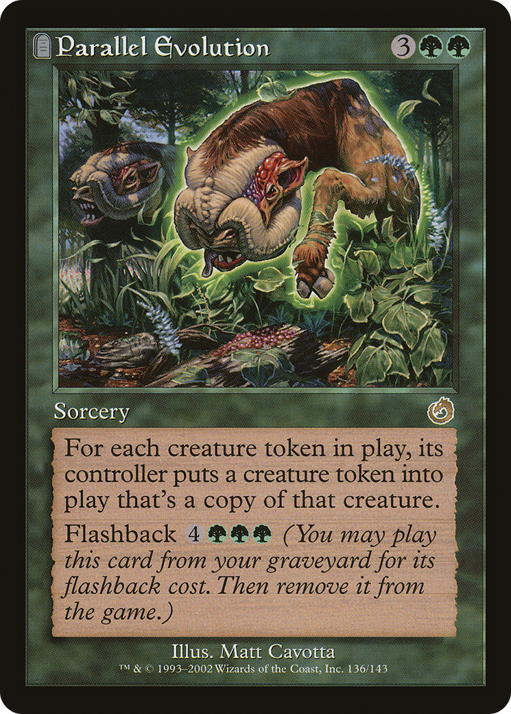 Parallel Evolution (TOR-136) - Torment: (tombstone) - Premium MTG Single from Wizards of the Coast - Just $1.20! Shop now at Game Crave Tournament Store