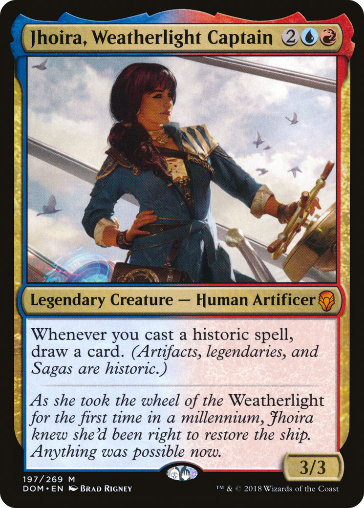 Jhoira, Weatherlight Captain (DOM-197) - Dominaria Foil - Premium MTG Single from Wizards of the Coast - Just $9.80! Shop now at Game Crave Tournament Store