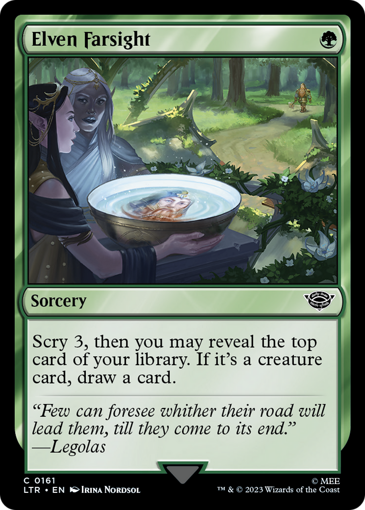 Elven Farsight (LTR-161) - The Lord of the Rings: Tales of Middle-earth - Premium MTG Single from Wizards of the Coast - Just $0.08! Shop now at Game Crave Tournament Store